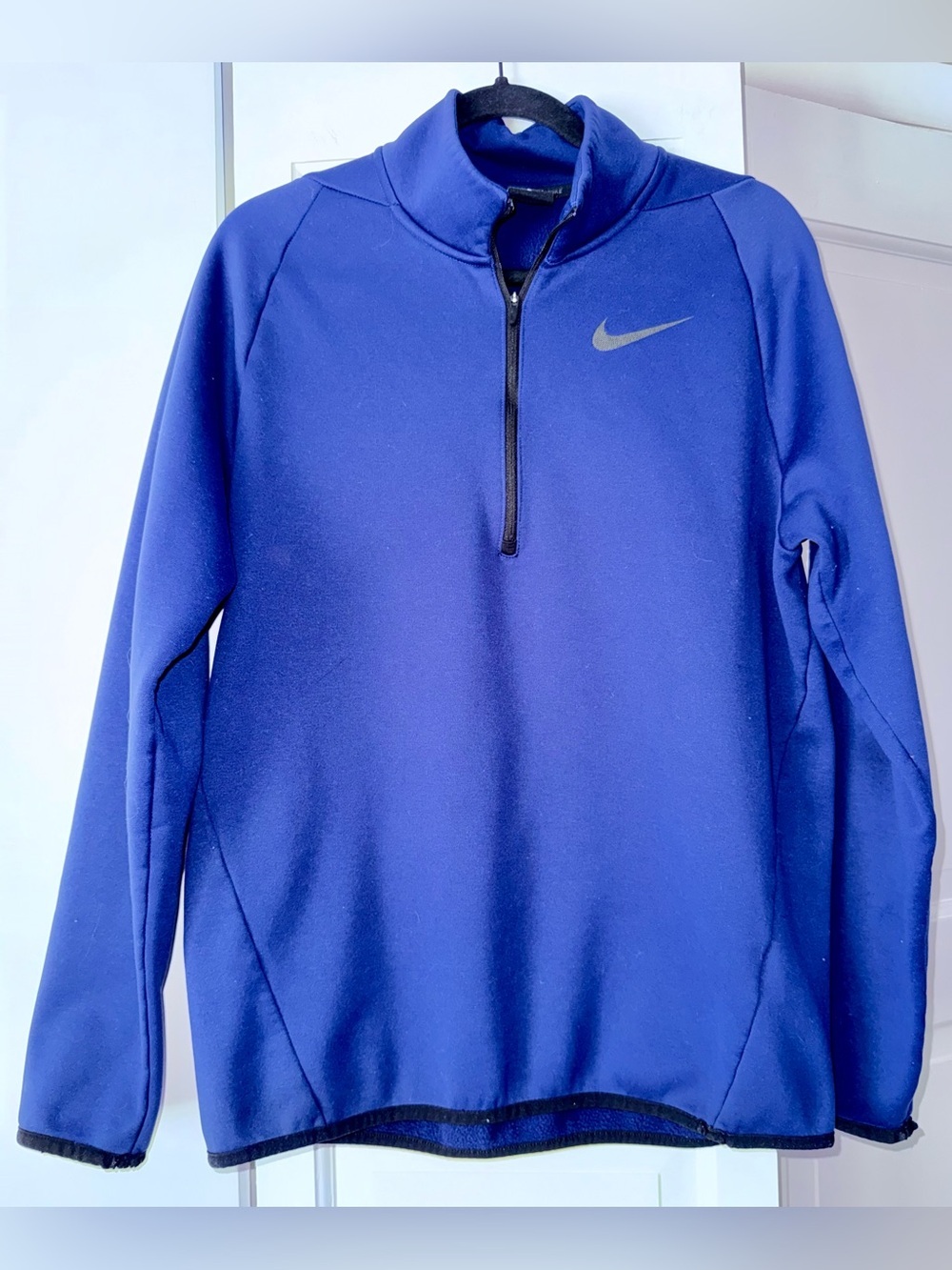 Nike Dri-FIT Fleece 1/4 Zip Pullover Men’s Medium Blue Athletic Sweatshirt